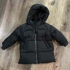 Zara Water Repellent Down Puffer Coat